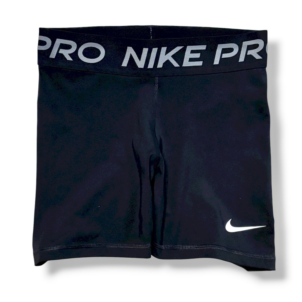 NIKE PRO DRI-Fit 5” Shorts Black/Grey Size Small - Picture 12 of 13